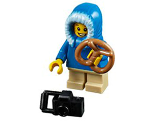 LEGO Minifigure-Advent Calendar 2015, City (Day 2) - Boy with Pretzel and Camera-Advent Calendar-60099-3-Creative Brick Builders
